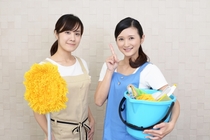 商業施設での清掃業務