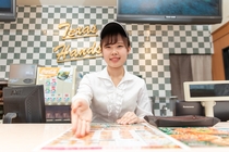 ピザ屋の店内スタッフ