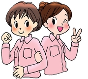軽量部品の組立スタッフ