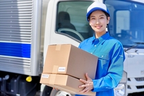 中型トラックでの産廃回収業務