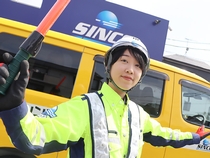 日勤の警備スタッフ