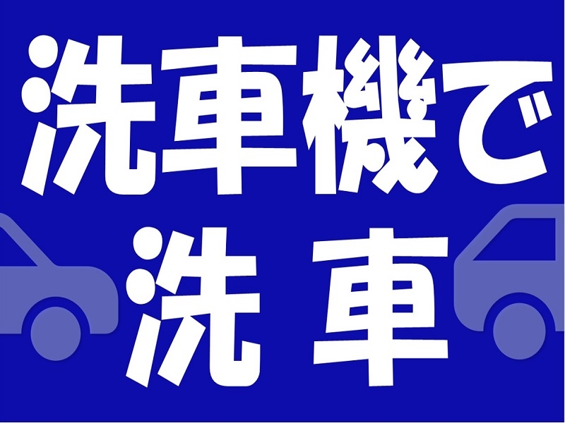 車内清掃と洗車後の拭き上げ
