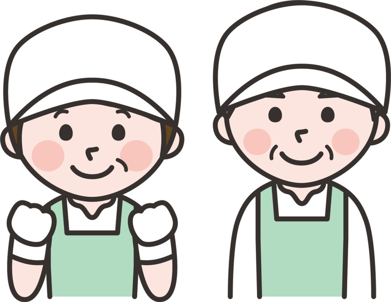 病院給食の配膳運搬補助