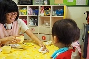 公立保育園内でサポート中心のお手伝い保育