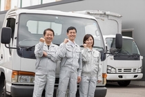 4ｔ車での乳製品のセンター間配送ドライバー