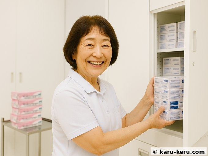 薬品の仕分け・ガーゼの補充 / 夜間専従の院内軽作業