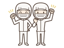 お芋の仕分け、梱包作業