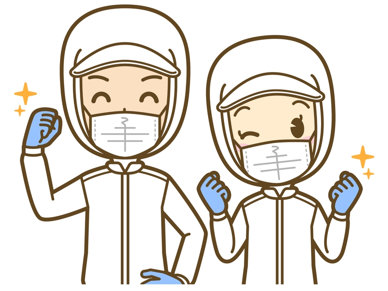 まいたけの菌床準備作業