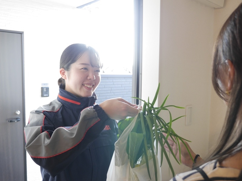 食品・日用品での軽自動車配送ドライバー