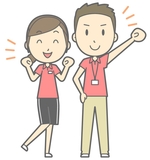 スポーツクラブのフロント