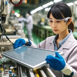 30センチ定規サイズ部品の目視検査