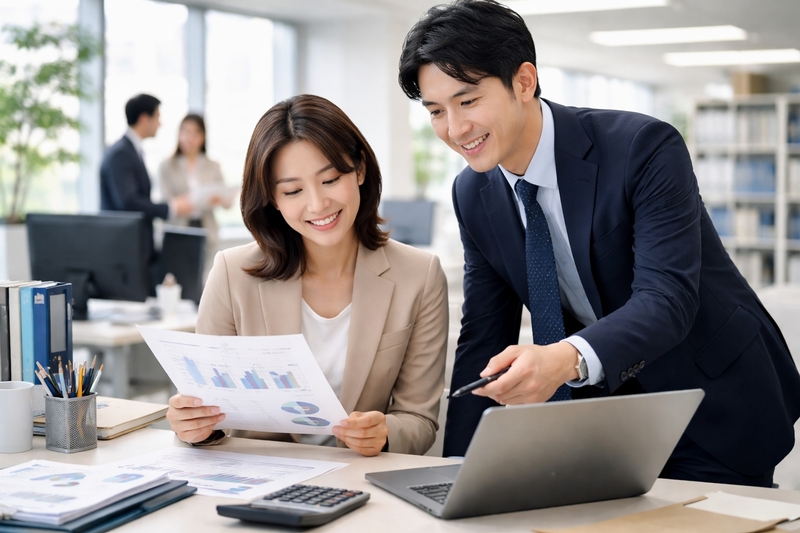 工場の経理事務