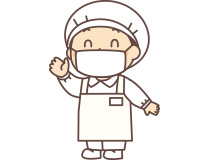 宮原小学校での調理補助