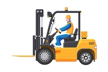 倉庫内フォークリフト作業