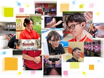 パチンコ店の朝準備・フロント・ホール