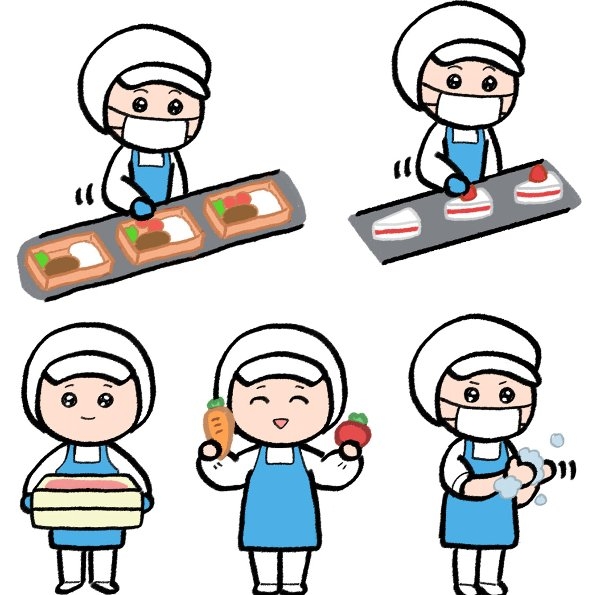 ライン作業/そば・パスタの盛り付け・検品