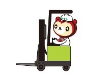 食品工場のフォークリフト作業員