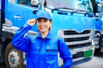 4ｔ車での企業向け一般貨物の集配ドライバー