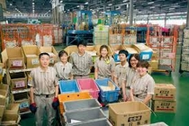 台車への荷物セット作業