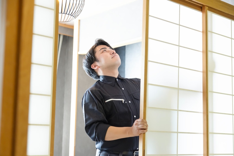 ホテルの客室クリーンスタッフ