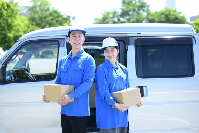 貨物軽自動車での戸別配送ドライバー