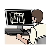 建設会社でのCAD