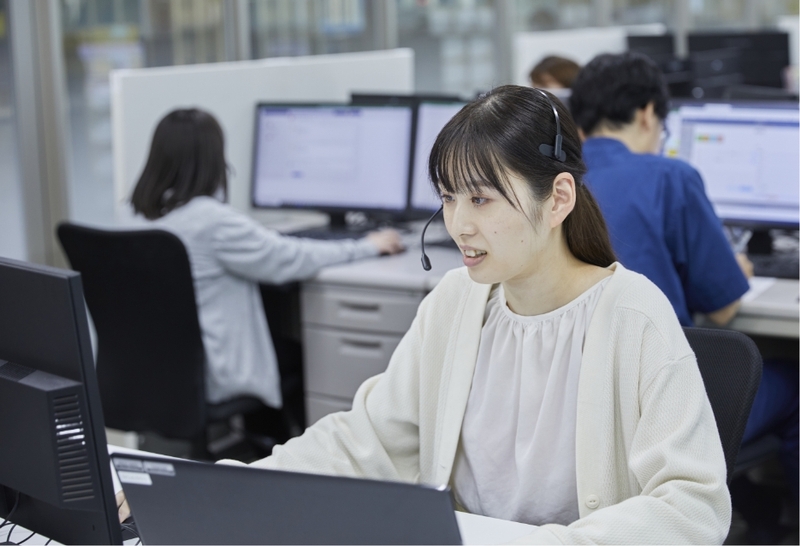 ガスの保安センターでの電話対応・データ入力