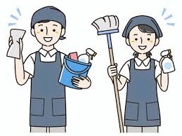 有料老人ホーム内の共有スペース清掃