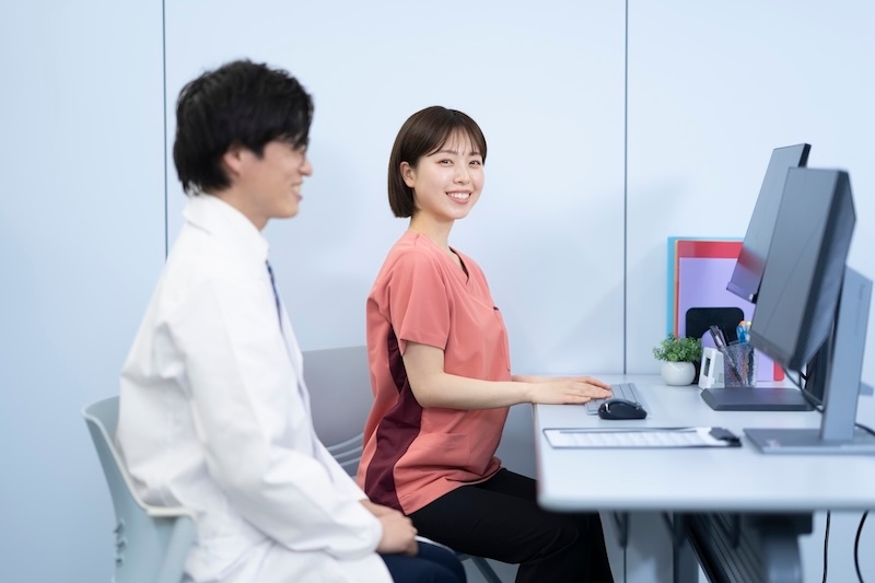 外来診察室での診療補助