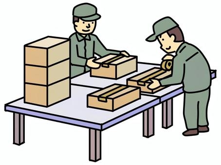 組立・検査・袋詰め・梱包・出荷