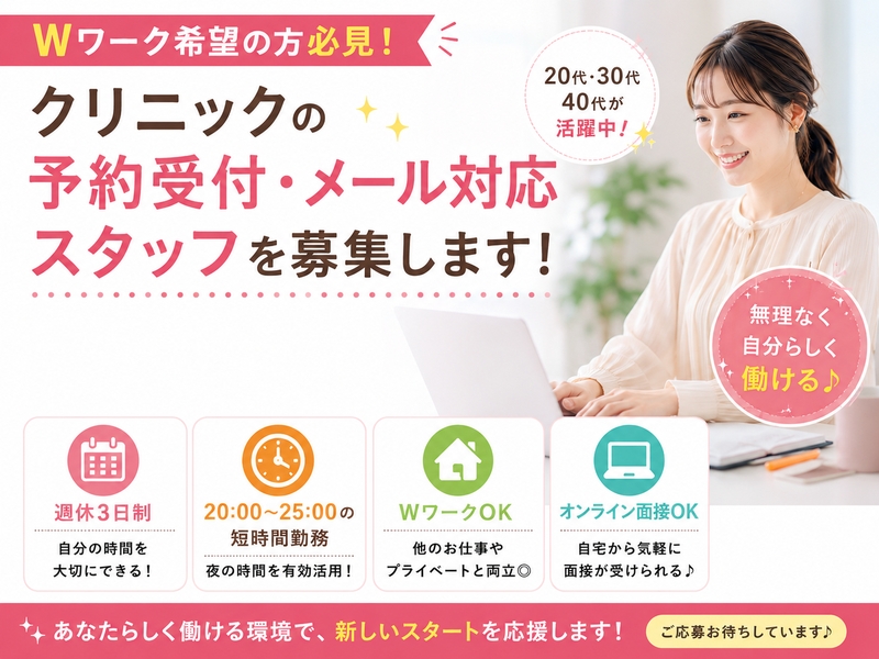 メンズクリニックの深夜メール対応