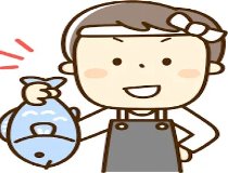 スーパー内鮮魚スタッフ