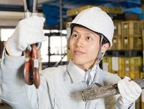 銅ワイヤーの加工、クレーンや玉掛け