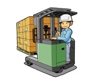 倉庫での部品の受入れ・準備作業
