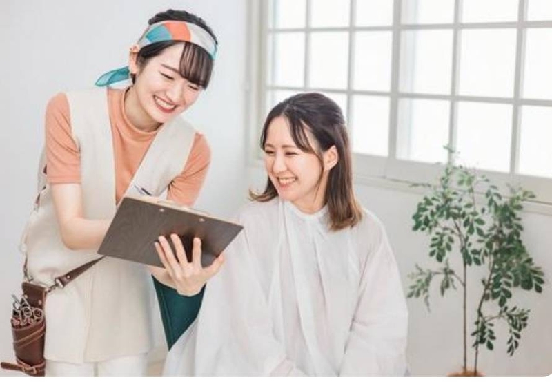 キャバクラ店舗内でのヘアセット
