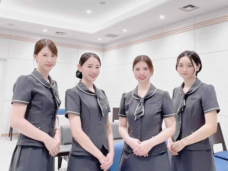 健康管理センターでの受付・事務