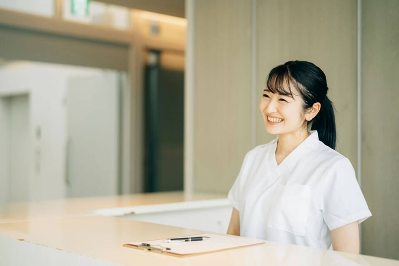 総合病院での受付事務