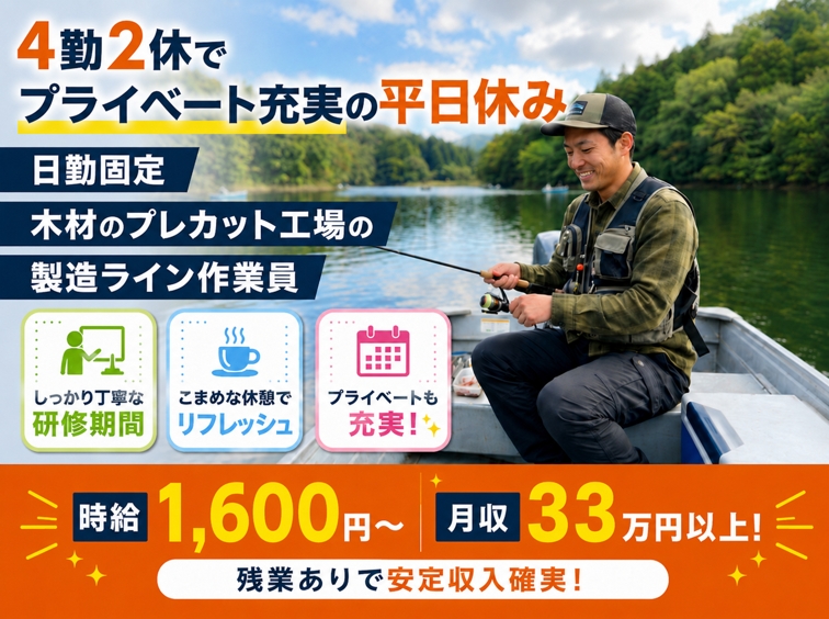 検品検査作業／住宅用建材工場